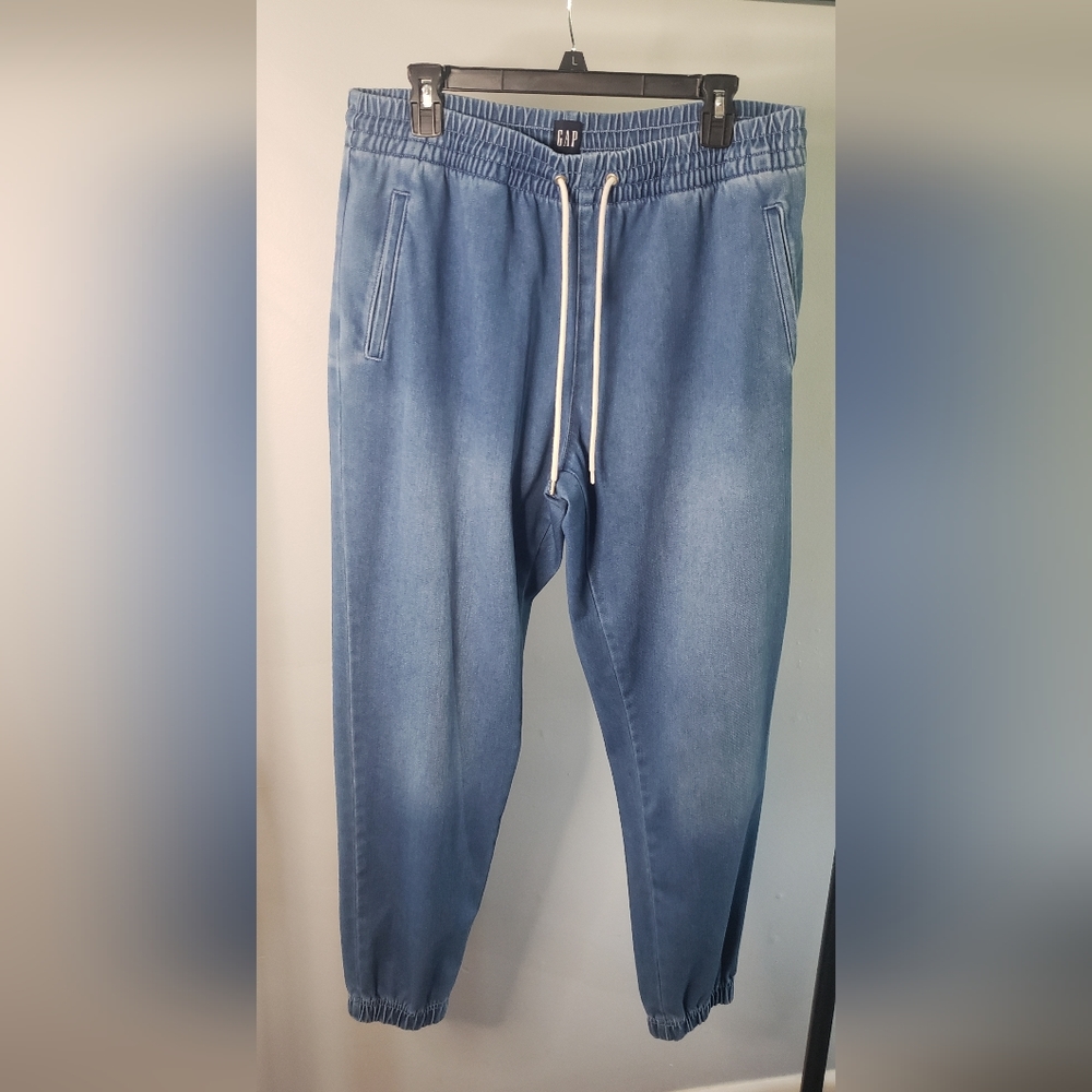 Gap jeans, size large tall.